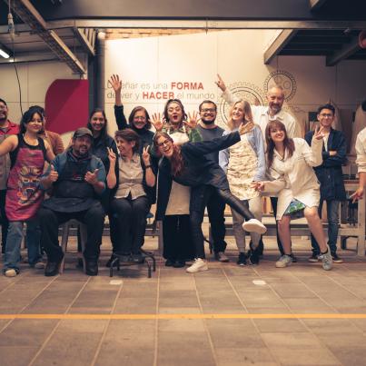 Estudiantes del Módulo Cerámica 1
