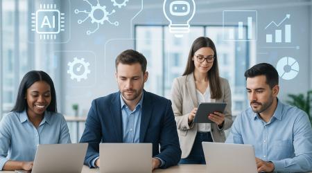 Gestión Inteligente con IA: Automatización y Productividad en el entorno laboral