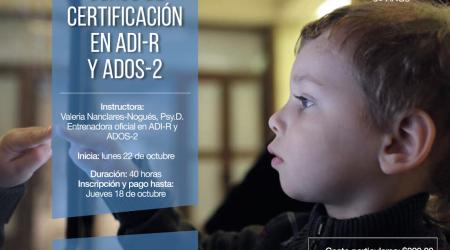 Capacitación y Certificación en ADI-R y ADOS-2